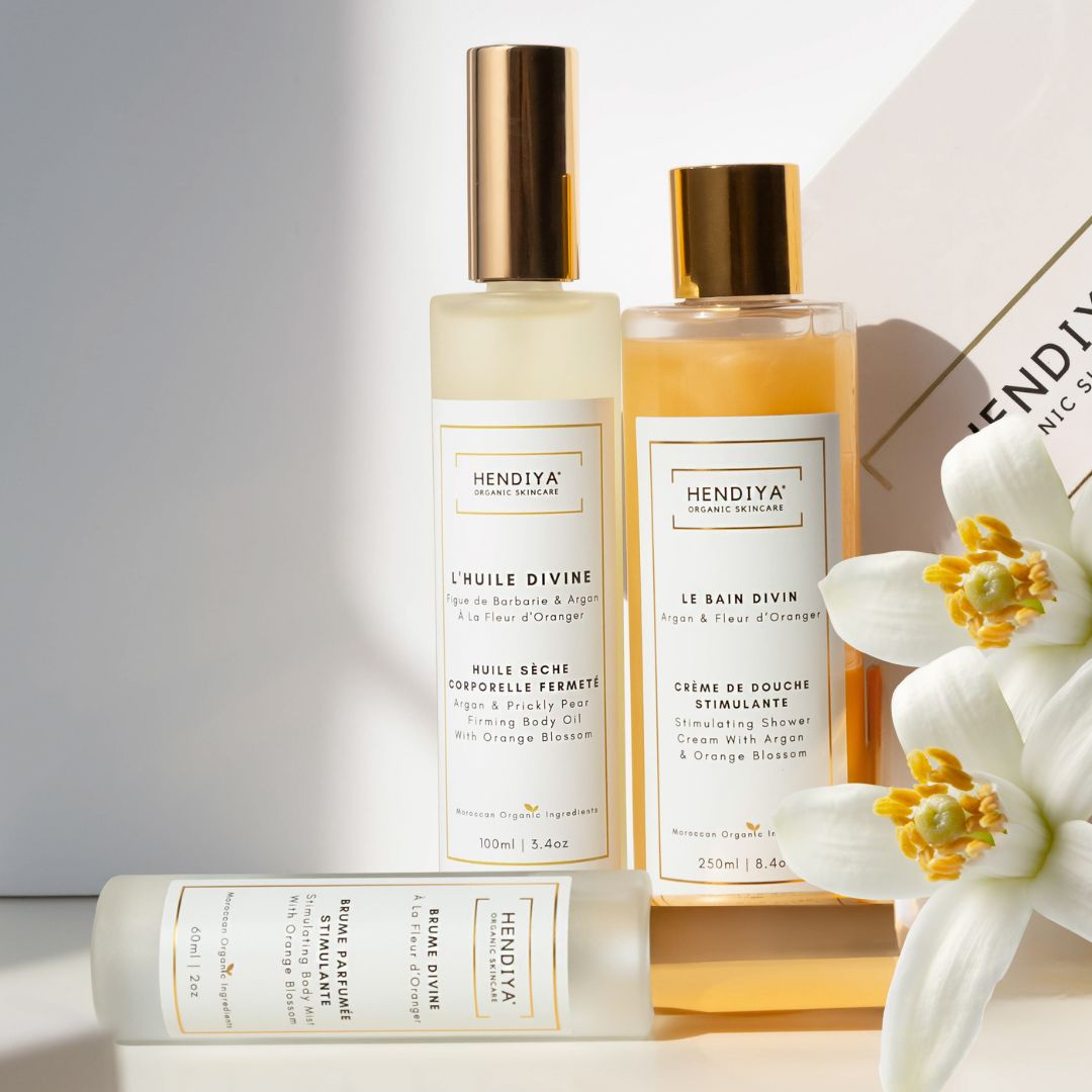 Le Bain Divin - Soin de Douche Stimulant Rechargeable - Argan & Fleur d'Oranger