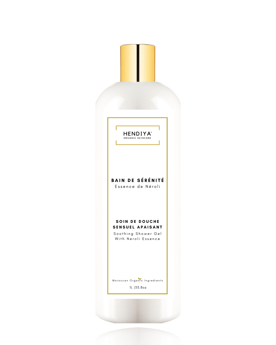 Recharge 1L Bain de Sérénité - Soin de Douche Apaisant Essence de Néroli
